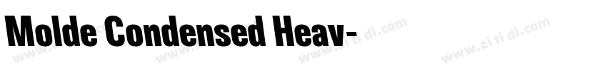 Molde Condensed Heav字体转换 Molde Condensed Heav字体转换